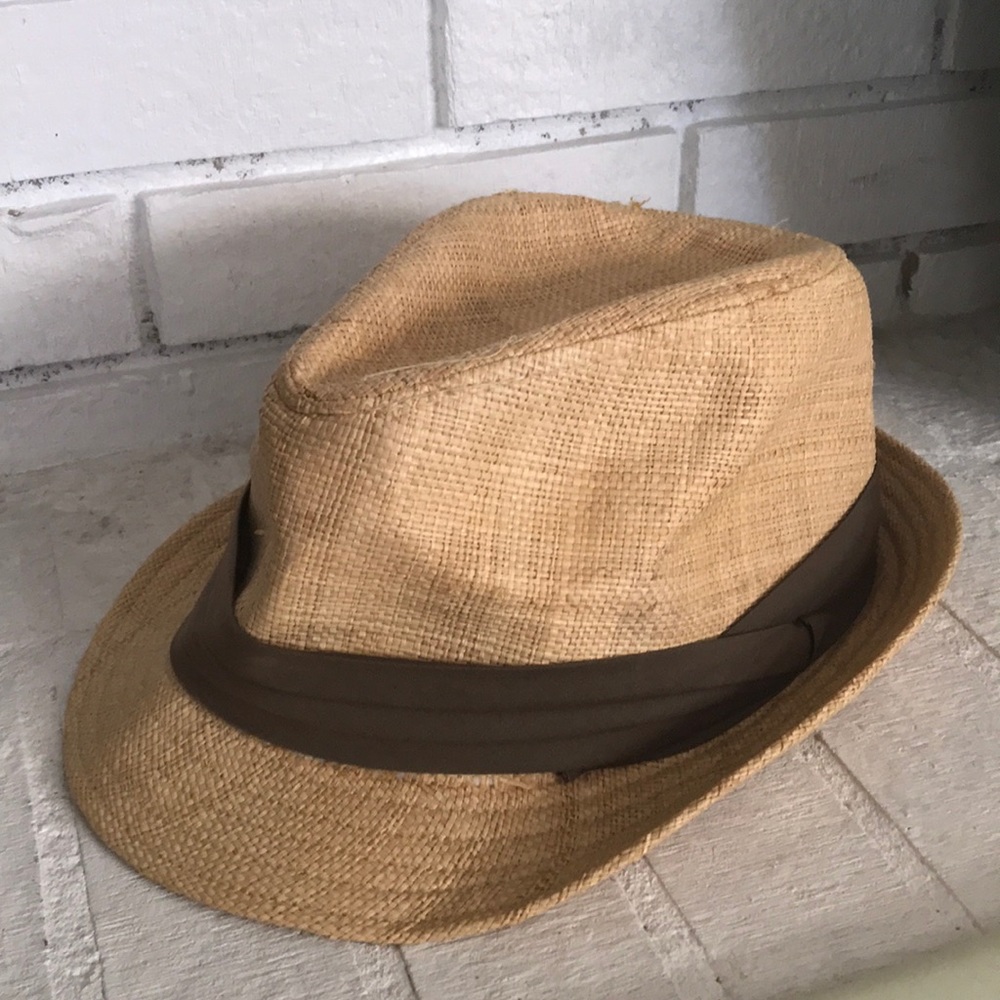 BR fedora with brown trim ribbon